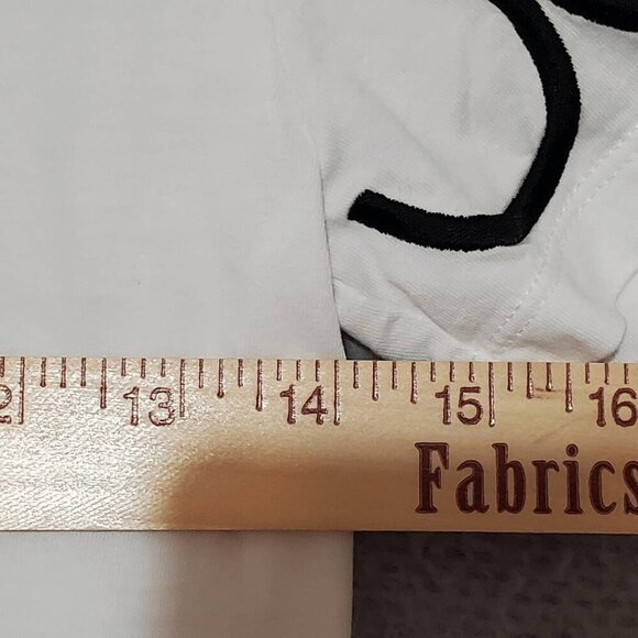 BURBERRY Girl's Fiona Embroidered Patch Face Logo White Short Sleeve Shirt 10Y - Picture 6 of 7